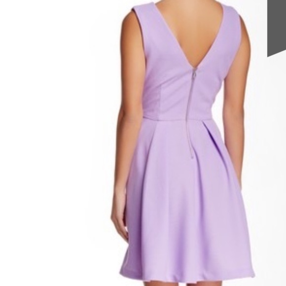 Betsey Johnson Lilac Cutout Dress - Picture 3 of 5